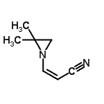 CAS 登录号：89422-25-3， (2Z)-3-(2,2-二甲基-1-氮丙啶基)丙烯腈