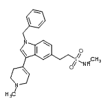 CAS#: 894351-86-1, 2-[1-Benzyl-3-(1-methyl-1,2,3,6-tetrahydro-4-pyridinyl)-1H-indol-5-yl]-N-methylethanesulfonamide