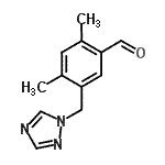 CAS#: 894365-26-5, 2,4-Dimethyl-5-(1H-1,2,4-triazol-1-ylmethyl)benzaldehyde