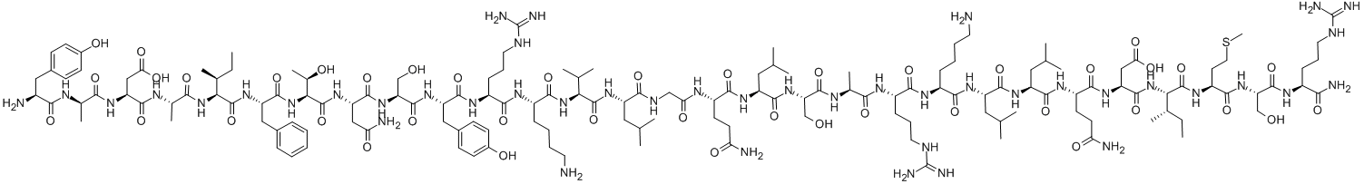 CAS 登录号:89453-59-8, (D-丙氨酰2)-生长激素释放因子 (1-29) 酰胺 (人)