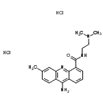 CAS#: 89459-15-4, 9-Amino-N-[2-(dimethylamino)ethyl]-6-methyl-4-acridinecarboxamide dihydrochloride