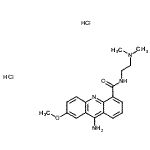 CAS#: 89459-20-1, 9-Amino-N-[2-(dimethylamino)ethyl]-7-methoxy-4-acridinecarboxamide dihydrochloride