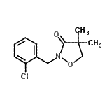 CAS#: 89493-06-1, 2-(2-Chlorobenzyl)-4,4-dimethyl-1,2-oxazolidin-3-one