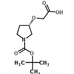 CAS 登录号：895126-64-4， {[(3S)-1-{[(2-甲基-2-丙基)氧基]羰基}-3-吡咯烷基]氧基}乙酸