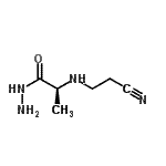 CAS#: 89534-01-0, (2S)-2-[(2-Cyanoethyl)amino]propanehydrazide