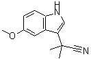 CAS 登录号：896101-81-8， 2-(5-甲氧基-1H-吲哚-3-基)-2-甲基丙腈