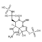 CAS#: 89614-45-9, {2-[(3aS,4R,6Z)-2-Amino-5,10,10-trihydroxy-6-imino-9-(sulfooxy)-3a,4,5,6-tetrahydro-3H,10H-pyrrolo[1,2-c]purin-4-yl]-1,1-dihydroxyethyl}sulfamic acid