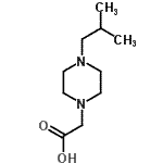 CAS#: 896523-61-8, (4-Isobutyl-1-piperazinyl)acetic acid