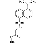 CAS#: 89664-16-4, Methyl (1Z)-2-({[5-(dimethylamino)-1-naphthyl]sulfonyl}amino)ethanimidate