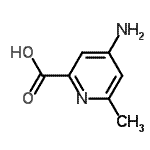 CAS 登录号：89693-89-0， 4-氨基-6-甲基-2-吡啶羧酸