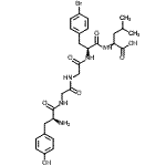 CAS#: 89705-56-6, L-Tyrosylglycylglycyl-4-bromo-L-phenylalanyl-L-leucine