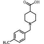 CAS#: 897094-27-8, 1-(4-Methylbenzyl)-4-piperidinecarboxylic acid