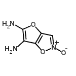 CAS#: 897938-11-3, Furo[2,3-d][1,2]oxazole-5,6-diamine 2-oxide