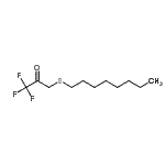 CAS#: 89820-00-8, 1,1,1-Trifluoro-3-(octylsulfanyl)acetone