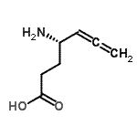 CAS 登录号：89825-31-0， (4S)-4-氨基-5,6-庚二烯酸