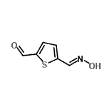 CAS#: 89829-85-6, 5-[(E)-(Hydroxyimino)methyl]-2-thiophenecarbaldehyde