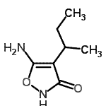 CAS 登录号：89851-83-2， 5-氨基-4-仲-丁基-1,2-恶唑-3(2H)-酮
