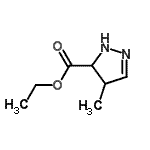 CAS#: 89851-95-6, Ethyl 4-methyl-4,5-dihydro-1H-pyrazole-5-carboxylate