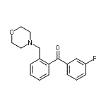 CAS#: 898750-41-9, (3-Fluorophenyl)[2-(4-morpholinylmethyl)phenyl]methanone