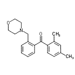CAS 登录号：898750-47-5， (2,4-二甲基苯基)[2-(4-吗啉基甲基)苯基]甲酮