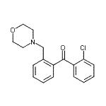 CAS 登录号：898750-71-5， (2-氯苯基)[2-(4-吗啉基甲基)苯基]甲酮