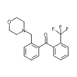 CAS#: 898750-77-1, [2-(4-Morpholinylmethyl)phenyl][2-(trifluoromethyl)phenyl]methanone