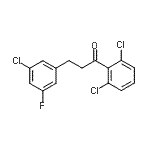 CAS#: 898751-60-5, 3-(3-Chloro-5-fluorophenyl)-1-(2,6-dichlorophenyl)-1-propanone