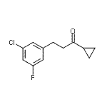 CAS#: 898751-64-9, 3-(3-Chloro-5-fluorophenyl)-1-cyclopropyl-1-propanone