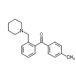 CAS#: 898751-71-8, (4-Methylphenyl)[2-(1-piperidinylmethyl)phenyl]methanone