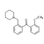 CAS#: 898752-01-7, [2-(Methylsulfanyl)phenyl][2-(1-piperidinylmethyl)phenyl]methanone