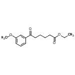CAS#: 898752-02-8, Ethyl 6-(3-methoxyphenyl)-6-oxohexanoate