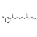 CAS#: 898752-18-6, Ethyl 7-(3-chlorophenyl)-7-oxoheptanoate