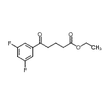 CAS#: 898752-37-9, Ethyl 5-(3,5-difluorophenyl)-5-oxopentanoate