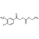 CAS#: 898752-61-9, Ethyl 4-(4-fluoro-3-methylphenyl)-4-oxobutanoate