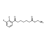 CAS#: 898753-02-1, Ethyl 7-(2,3-difluorophenyl)-7-oxoheptanoate