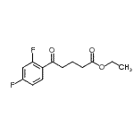 CAS#: 898753-08-7, Ethyl 5-(2,4-difluorophenyl)-5-oxopentanoate