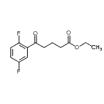 CAS 登录号：898753-16-7， 乙基5-(2,5-二氟苯基)-5-氧代戊酸酯