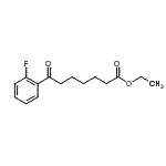CAS#: 898753-41-8, Ethyl 7-(2-fluorophenyl)-7-oxoheptanoate