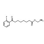 CAS#: 898753-44-1, Ethyl 8-(2-fluorophenyl)-8-oxooctanoate