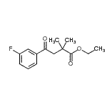 CAS#: 898753-65-6, Ethyl 4-(3-fluorophenyl)-2,2-dimethyl-4-oxobutanoate