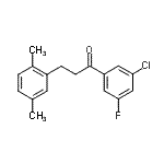 CAS#: 898753-92-9, 1-(3-Chloro-5-fluorophenyl)-3-(2,5-dimethylphenyl)-1-propanone
