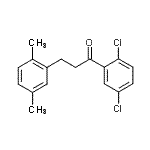 CAS 登录号：898754-00-2， 1-(2,5-二氯苯基)-3-(2,5-二甲基苯基)-1-丙酮