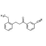 CAS#: 898754-33-1, 3-{3-[2-(Methylsulfanyl)phenyl]propanoyl}benzonitrile