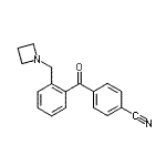 CAS#: 898754-50-2, 4-[2-(1-Azetidinylmethyl)benzoyl]benzonitrile