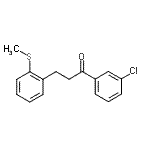 CAS#: 898754-60-4, 1-(3-Chlorophenyl)-3-[2-(methylsulfanyl)phenyl]-1-propanone