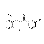 CAS#: 898754-64-8, 1-(3-Bromophenyl)-3-(2,6-dimethylphenyl)-1-propanone