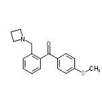 CAS#: 898754-65-9, [2-(1-Azetidinylmethyl)phenyl][4-(methylsulfanyl)phenyl]methanone