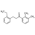 CAS#: 898754-72-8, 1-(2,3-Dimethylphenyl)-3-[2-(methylsulfanyl)phenyl]-1-propanone