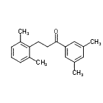 CAS 登录号：898754-92-2， 3-(2,6-二甲基苯基)-1-(3,5-二甲基苯基)-1-丙酮