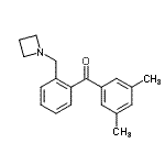 CAS#: 898754-95-5, [2-(1-Azetidinylmethyl)phenyl](3,5-dimethylphenyl)methanone